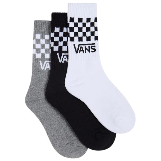 Vans Κάλτσες Classic Check Crew Socks 3 pairs